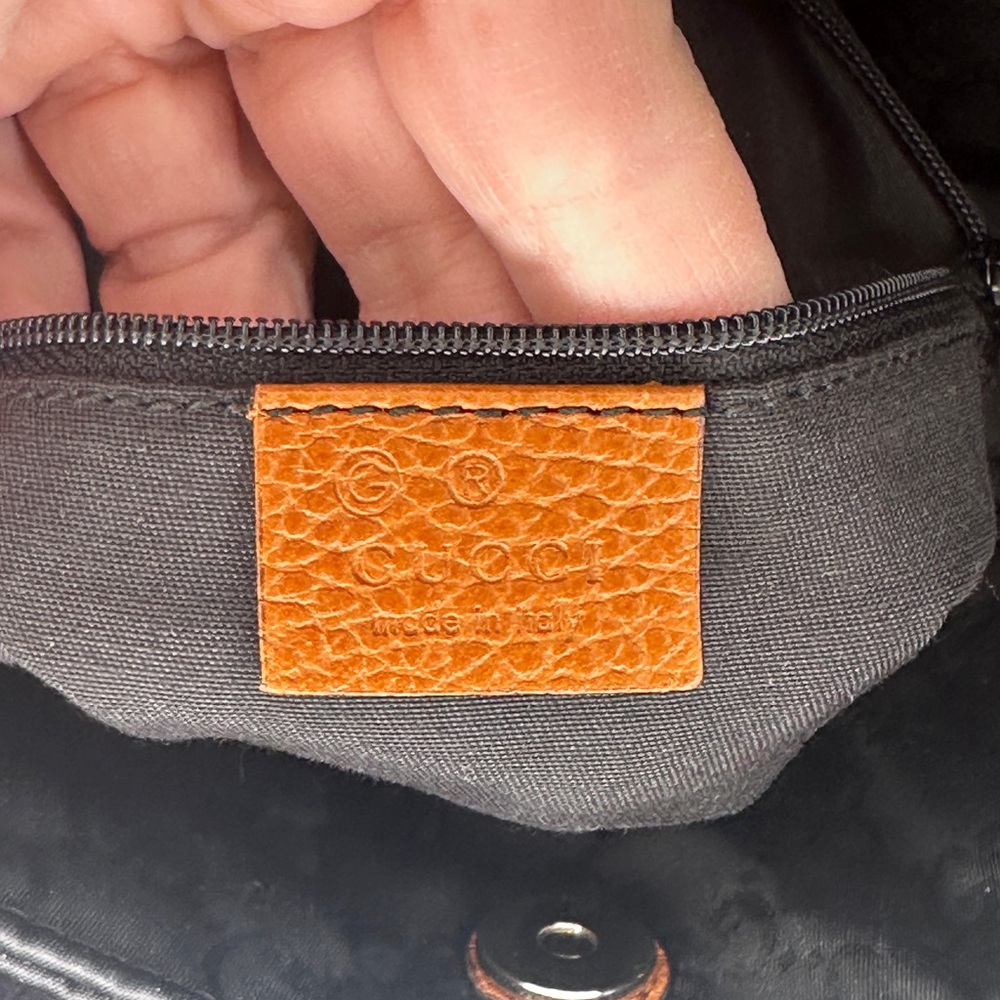 Gucci GG Guccissima tote with Brown Leather Straps and Tag - Picture 11 of 17